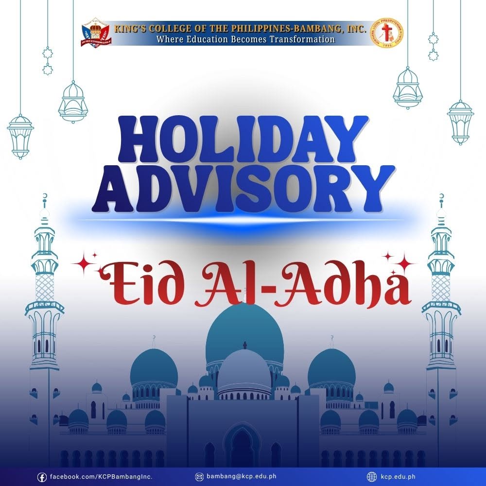HOLIDAY ADVISORY | EID AL-ADHA 2026