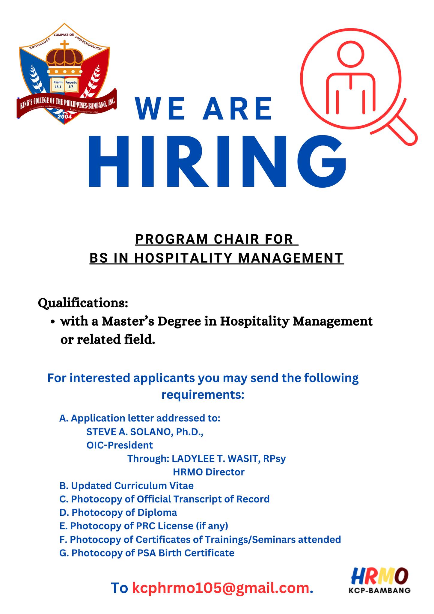 JOIN OUR GROWING TEAM