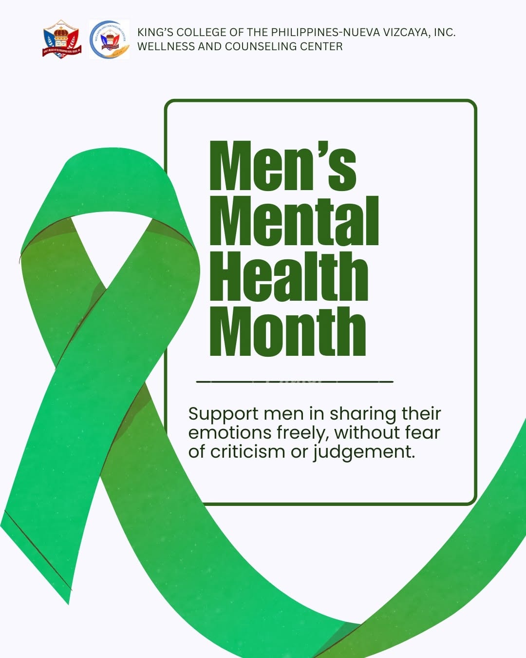 MEN’S MENTAL HEALTH AWARENESS MONTH 2026